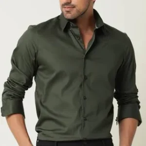 REGULAR FIT PLAIN SHIRT